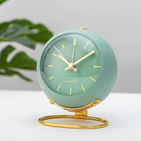 Silent Vintage Analog Alarm Clock