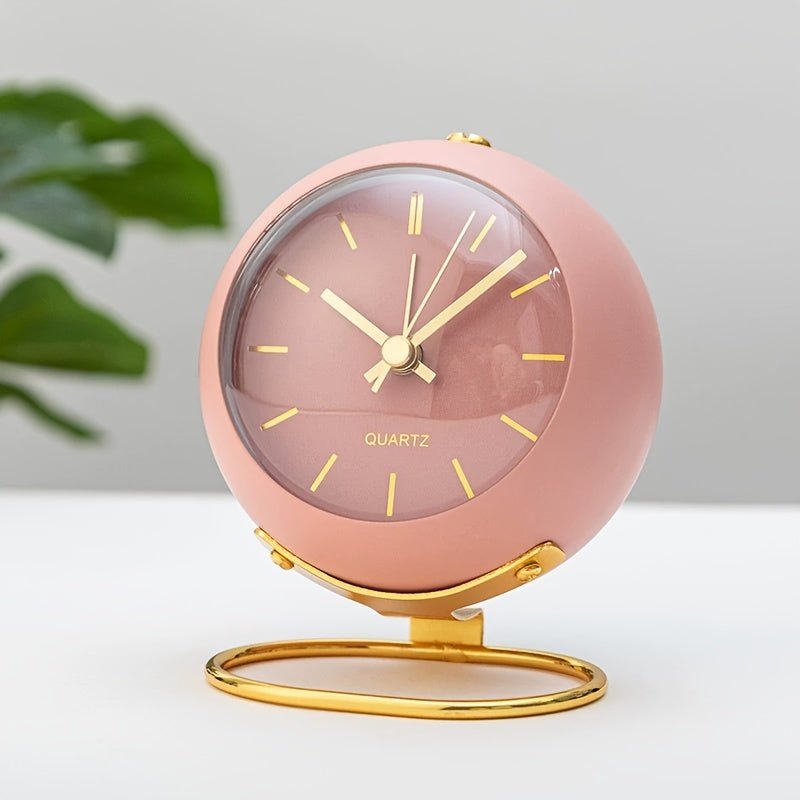 Silent Vintage Analog Alarm Clock