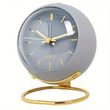 Silent Vintage Analog Alarm Clock