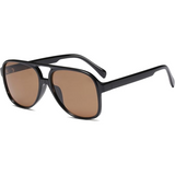 Indy Retro Aviator Sunglasses - Classic Vintage Style, UV Protection, Unisex Fashion Eyewear
