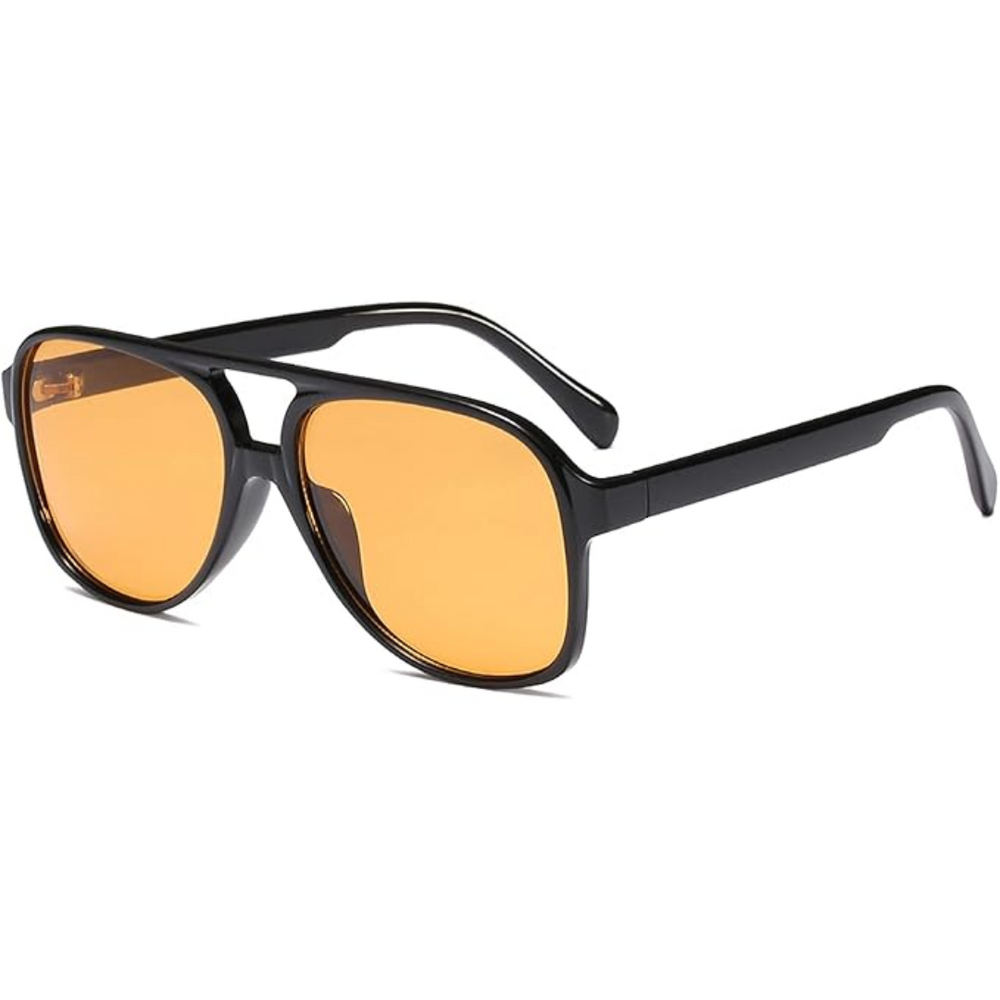 Indy Retro Aviator Sunglasses - Classic Vintage Style, UV Protection, Unisex Fashion Eyewear