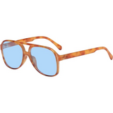 Indy Retro Aviator Sunglasses - Classic Vintage Style, UV Protection, Unisex Fashion Eyewear