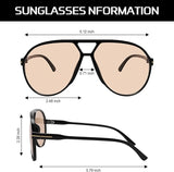 Aviator Sunglasses – Retro, Oversized & Unisex Design
