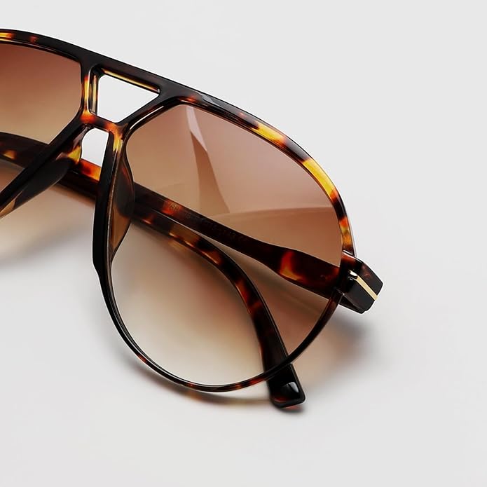 Aviator Sunglasses – Retro, Oversized & Unisex Design