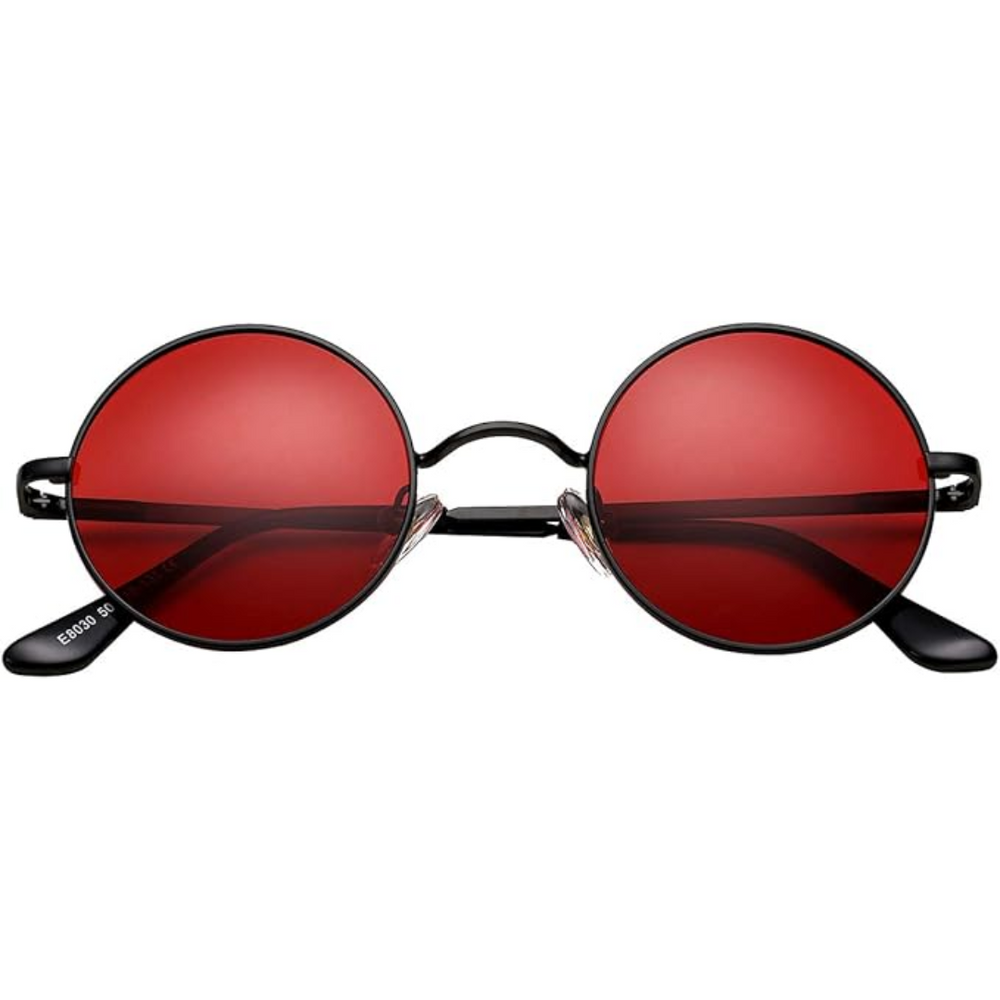 Lenno Retro Round Polarized Sunglasses - Stylish Vintage Eyewear for Ultimate UV Protection