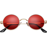 Lenno Retro Round Polarized Sunglasses - Stylish Vintage Eyewear for Ultimate UV Protection
