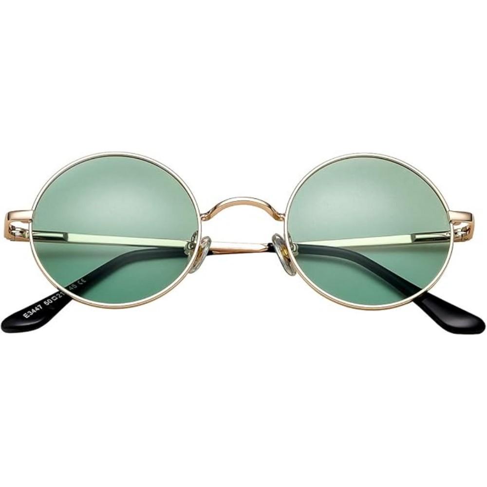 Lenno Retro Round Polarized Sunglasses - Stylish Vintage Eyewear for Ultimate UV Protection