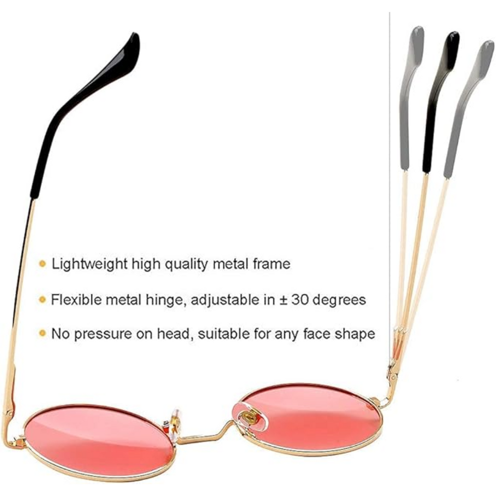 Lenno Retro Round Polarized Sunglasses - Stylish Vintage Eyewear for Ultimate UV Protection