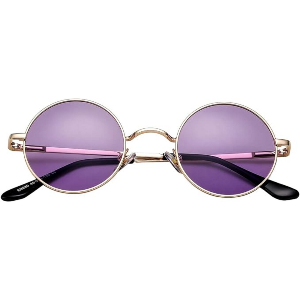 Lenno Retro Round Polarized Sunglasses - Stylish Vintage Eyewear for Ultimate UV Protection