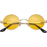 Lenno Retro Round Polarized Sunglasses - Stylish Vintage Eyewear for Ultimate UV Protection