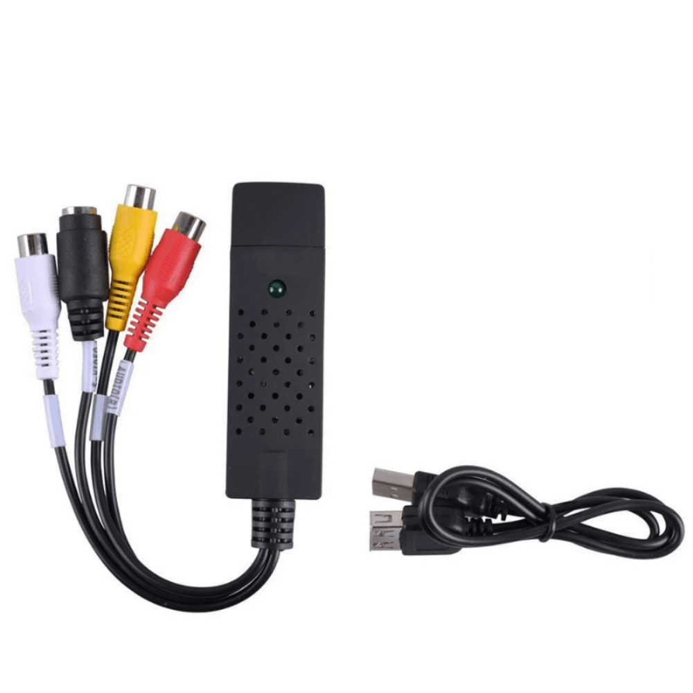 VHS to Digital Converter with Playback & Capture - Easy Transfer & High-Quality Video Conversion