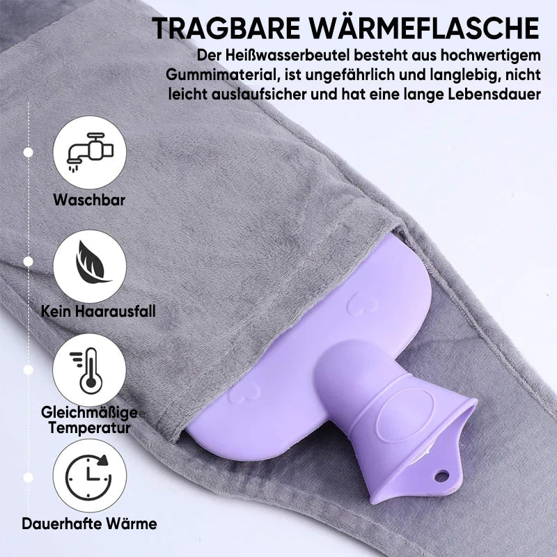 Cozy Plush Hot Water Bottle Belt for Ultimate Comfort & Relief - Ideal for Pain Relief and Relaxation