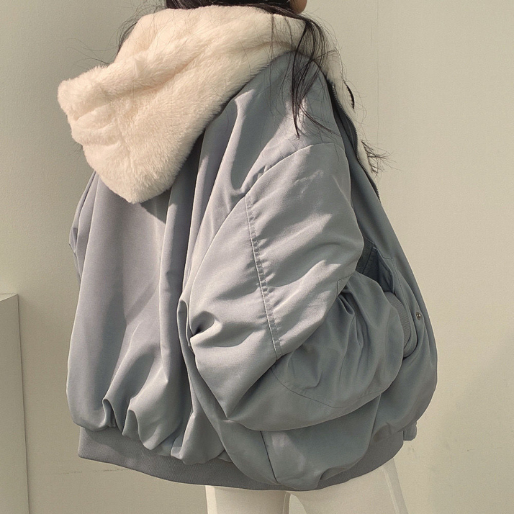 Reversible Ladies' Winter Coat with Hood - Isla