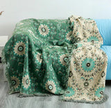 Reversible Scandinavian Bird Blanket - Cozy NordicNest Design for Stylish Home Decor