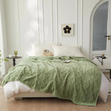 CozyLuxe Reversible Thick Lambswool Blanket - Ultra Soft & Warm, Perfect for Home Decor