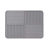 Ridged Foldable Multi-Purpose Drying Mat - Versatile, Space-Saving Kitchen & Dish Drying Solution