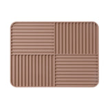 Ridged Foldable Multi-Purpose Drying Mat - Versatile, Space-Saving Kitchen & Dish Drying Solution