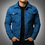 Robust & Timeless Men's Denim Jacket made from 100% Cotton - Noah