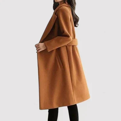 Women's belted coat, view 6