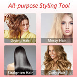Enhanced Product Title: **Automatic Rotating Hair Styling Brush with Ionic Technology - 2-in-1 Hot Air Brush for Effortless Blowouts and Curls**