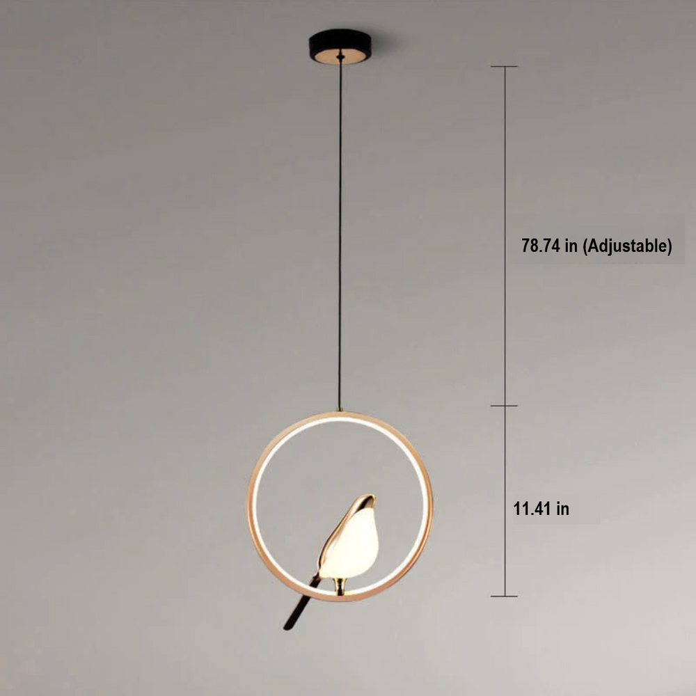 LuminaBird Rotating LED Wall Lamp - Adjustable Brightness & Modern Design for Home Decor
