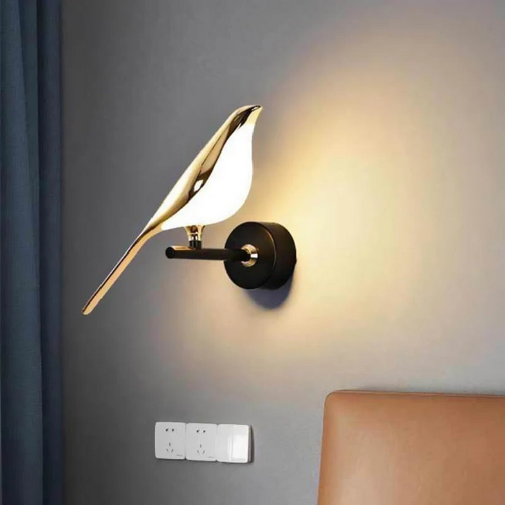 LuminaBird Rotating LED Wall Lamp - Adjustable Brightness & Modern Design for Home Decor