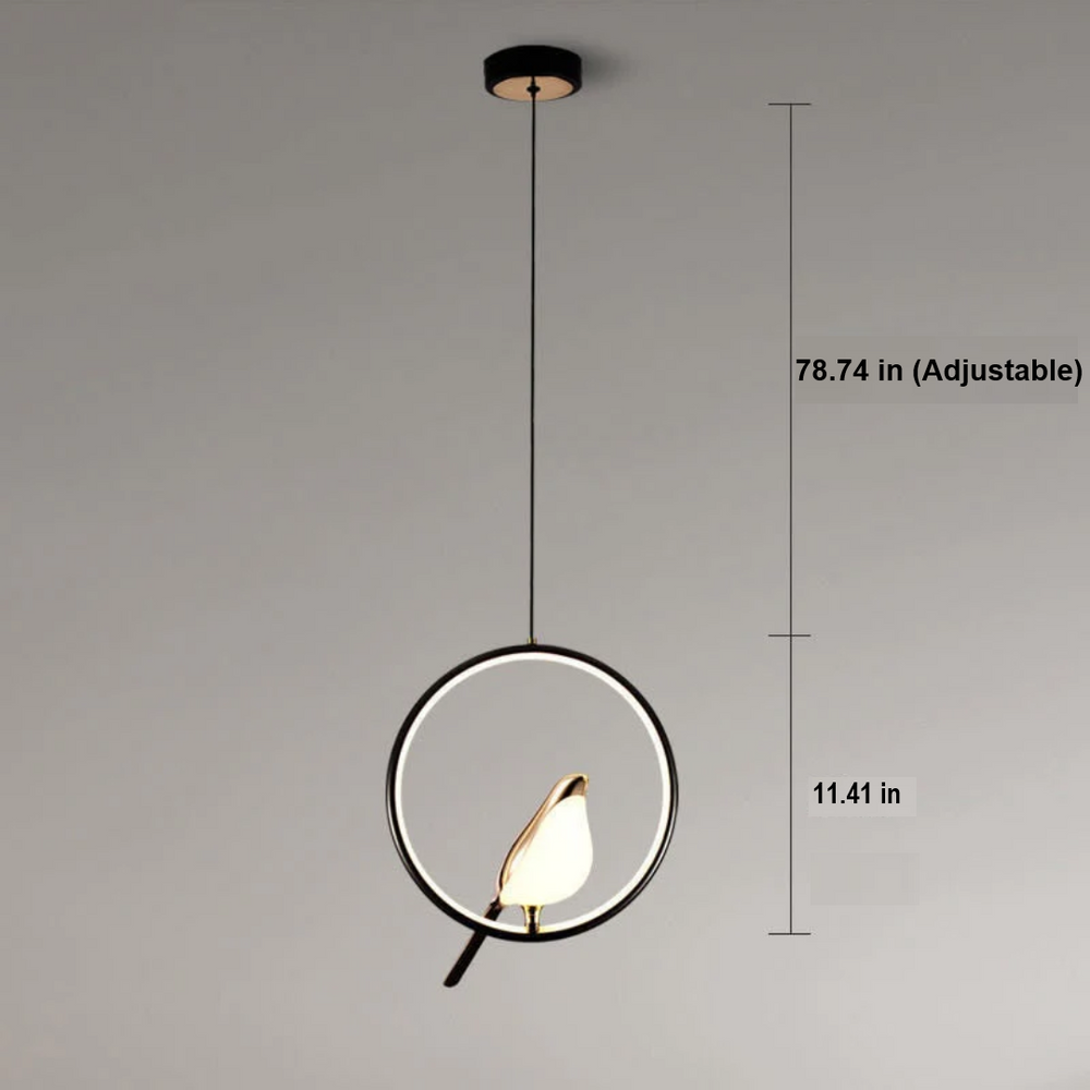 LuminaBird Rotating LED Wall Lamp - Adjustable Brightness & Modern Design for Home Decor