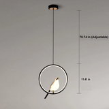 LuminaBird Rotating LED Wall Lamp - Adjustable Brightness & Modern Design for Home Decor