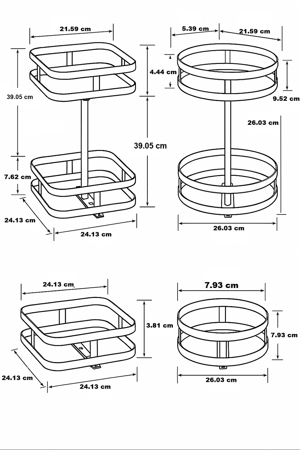 Kalsten | Rotating Storage Rack - TwistRack 360°