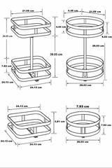 Kalsten | Rotating Storage Rack - TwistRack 360°