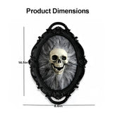 Halloween Decoration 3D Retro Horror Frame Gothic Skull Spider Gorgeous Frame Halloween Hanging Wall Decor