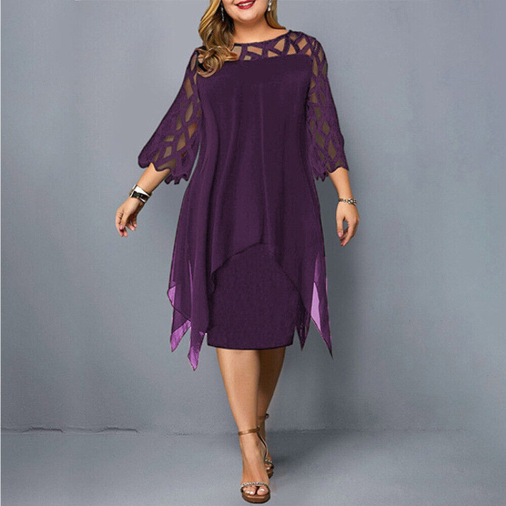 Chic Plus-Size Midi Dress for Fall | Elegant Autumn Fashion