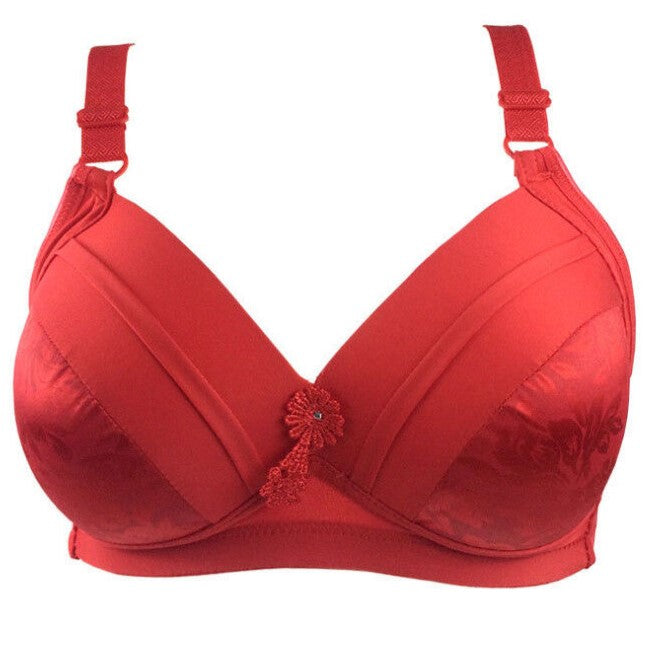 Plus Size Full-Coverage Wire-Free Bra for Ultimate Comfort and Support