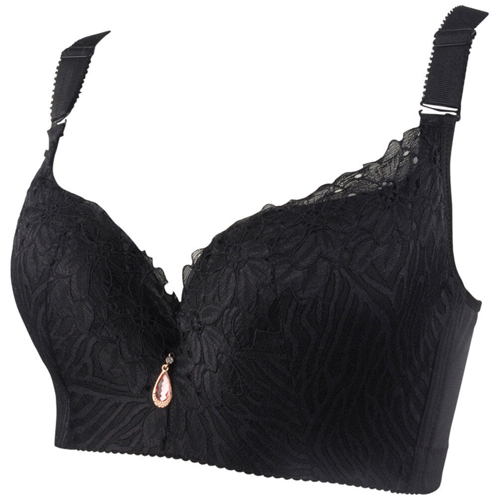 Plus-Size Lace Minimizer Bra - Full-Cup Coverage for Ultimate Comfort & Support