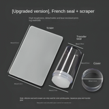 French Manicure Stamping Set – Silicone Stamp, 2-Pack & Reusable Tips