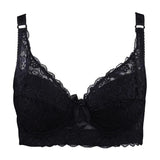 Plus-Size Wire-Free Lace Bra - Comfortable & Stylish Lingerie for Curvy Women