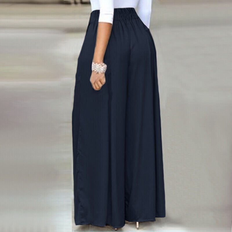Plus-Size Wide-Leg Work Pants for Women - Stylish Fall Edition - Comfortable & Versatile Office Wear