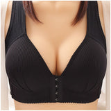 Enhanced Product Title: "Plus-Size Front-Closure Push-Up Bra for Ultimate Comfort and Support - Adjustable Straps, Soft Fabric, Perfect Fit" 

This title includes relevant keywords while highlighting key features that may attract potential buyers.