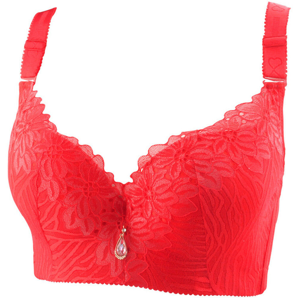 Plus-Size Lace Minimizer Bra - Full-Cup Coverage for Ultimate Comfort & Support