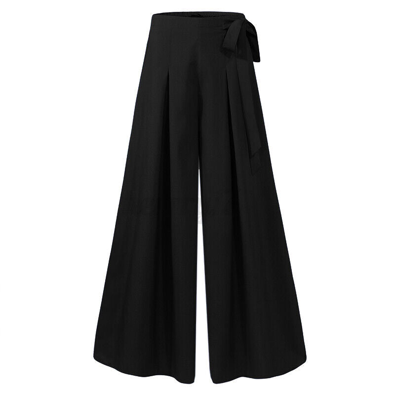 Plus-Size Wide-Leg Work Pants for Women - Stylish Fall Edition - Comfortable & Versatile Office Wear