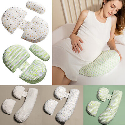 H-Shape Pregnancy Pillow – 120×60cm, Breathable Hypoallergenic & Convertible Nursing Support