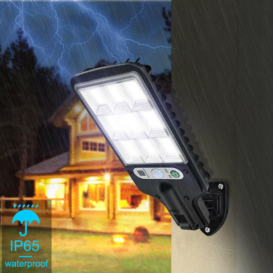 Solar LED Street Light – Motion Sensor, 6000K Cool White & IP65 Waterproof