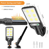 Solar LED Street Light – Motion Sensor, 6000K Cool White & IP65 Waterproof