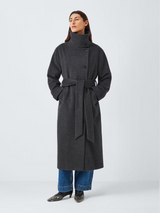 Women's belted coat, view 1