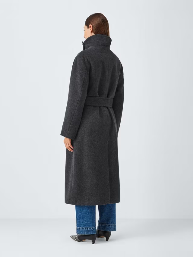 Women's belted coat, view 4