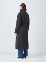 Women's belted coat, view 4