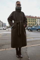 Women's belted coat, view 5