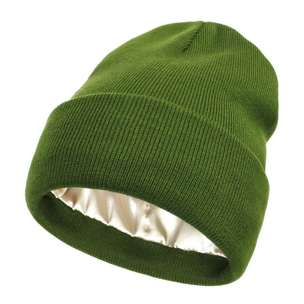 Noor – Winter Beanie with Silk Lining