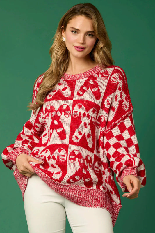 Women's ribbed sweater, view 1