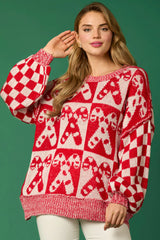 Women's ribbed sweater, view 2